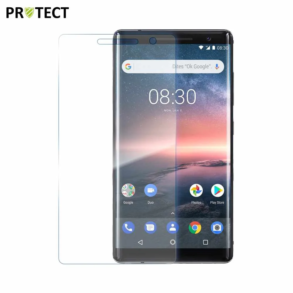 Verre Trempé Classique PROTECT pour Nokia 8 Sirocco Transparent