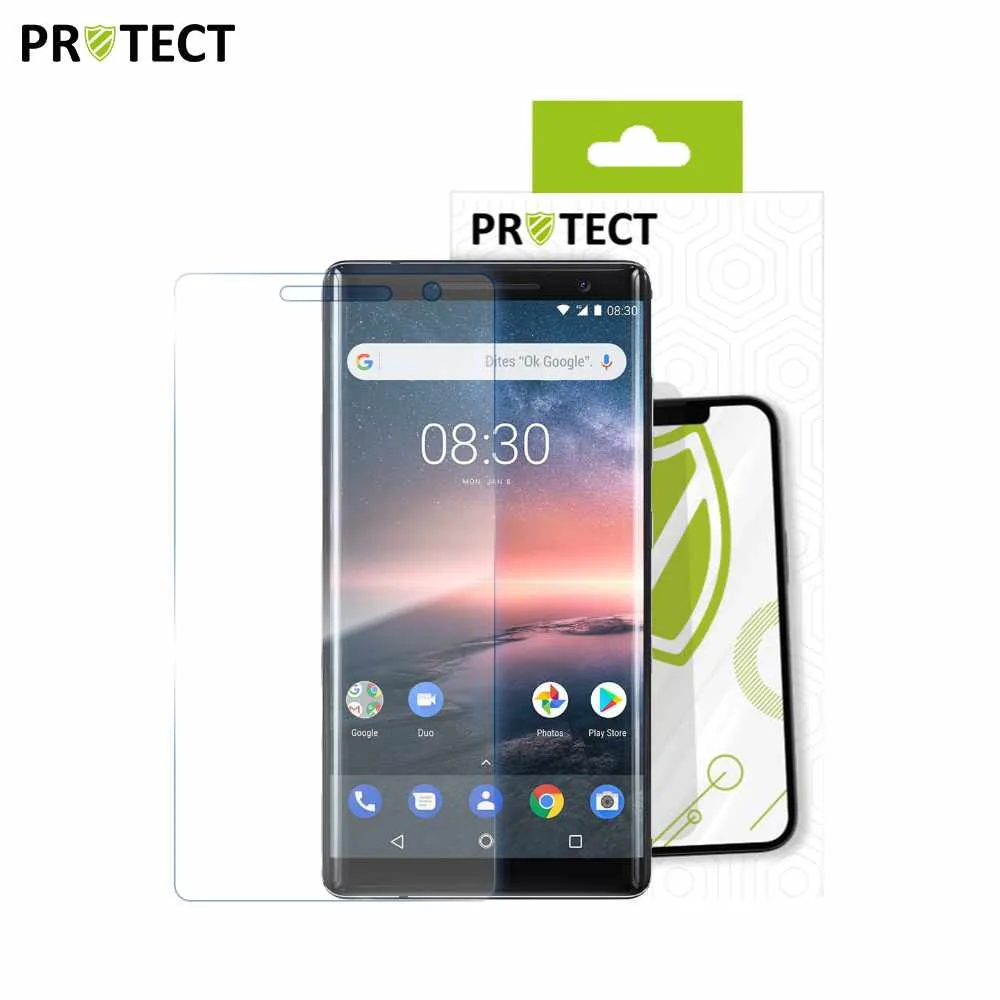 Verre Trempé Classique PROTECT pour Nokia 8 Sirocco Transparent — vue 2