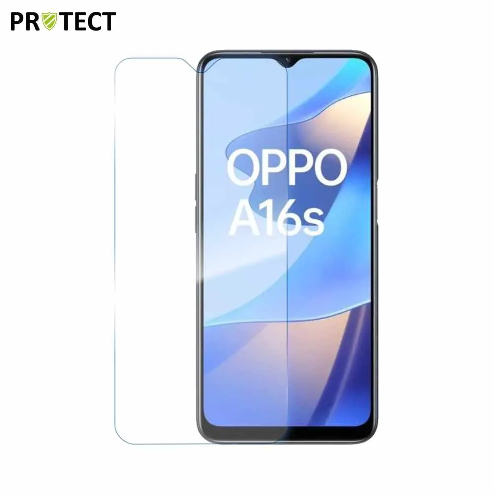 Verre Trempé Classique PROTECT pour OPPO A16 4G & A16s Transparent