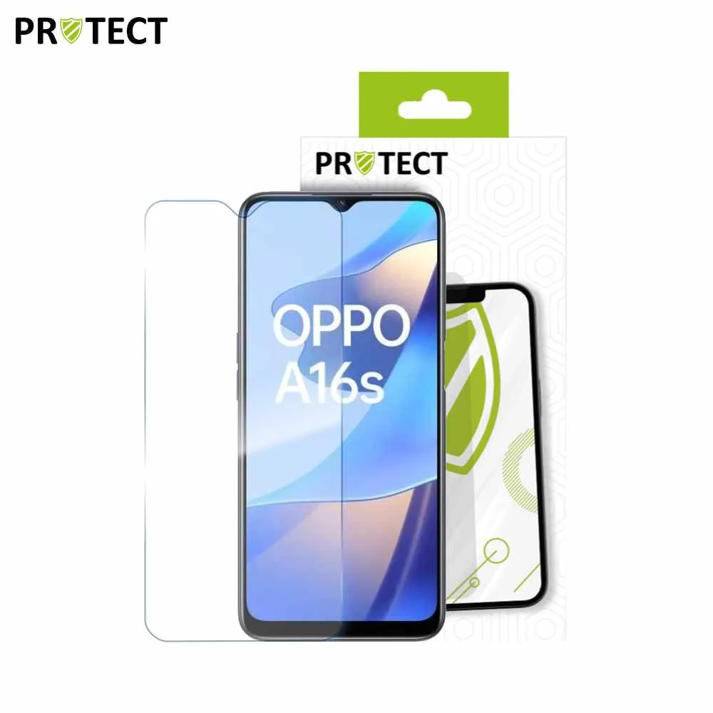Verre Trempé Classique PROTECT pour OPPO A16 4G & A16s Transparent — vue 2