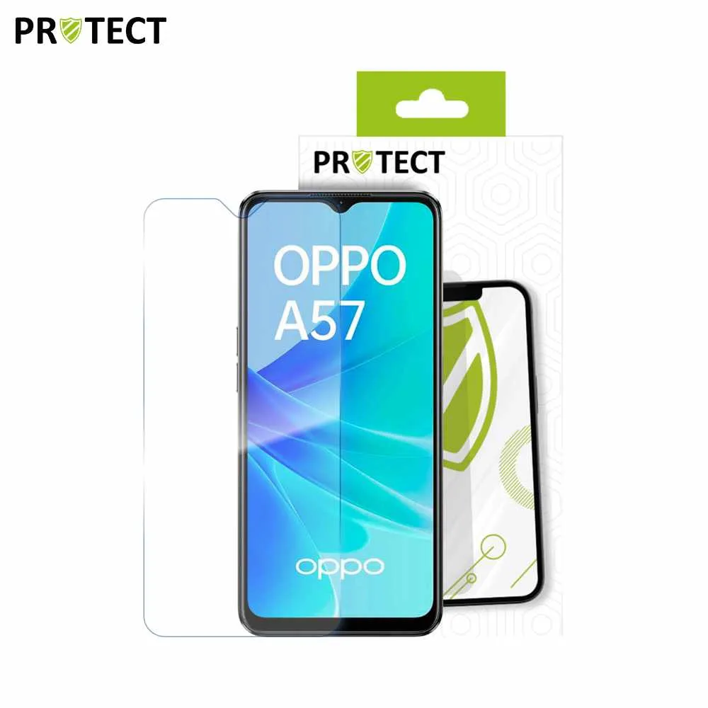 Verre Trempé Classique PROTECT pour OPPO A57 (CPH2387) Transparent — vue 2