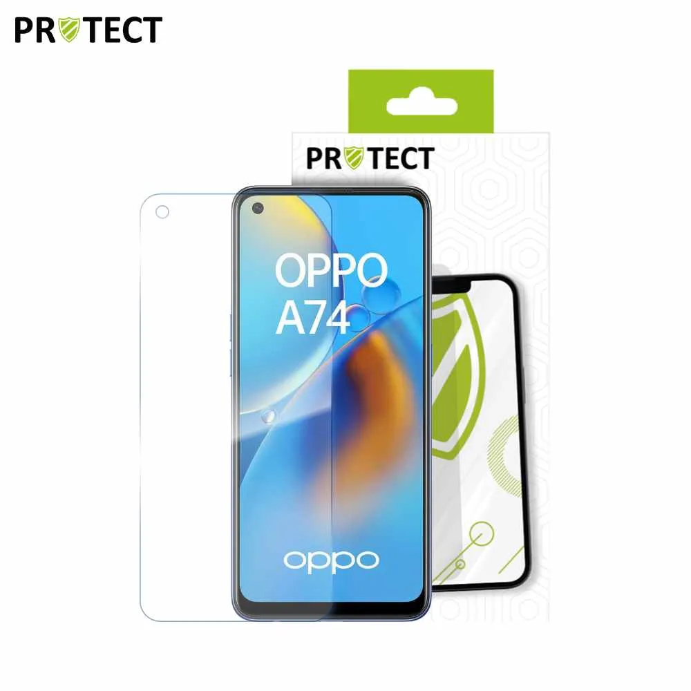 Verre Trempé Classique PROTECT pour OPPO A74 4G Transparent — vue 2