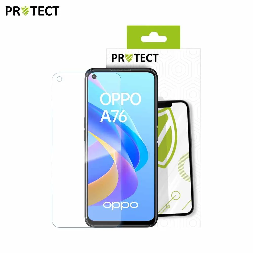 Verre Trempé Classique PROTECT pour OPPO A76 4G Transparent — vue 2