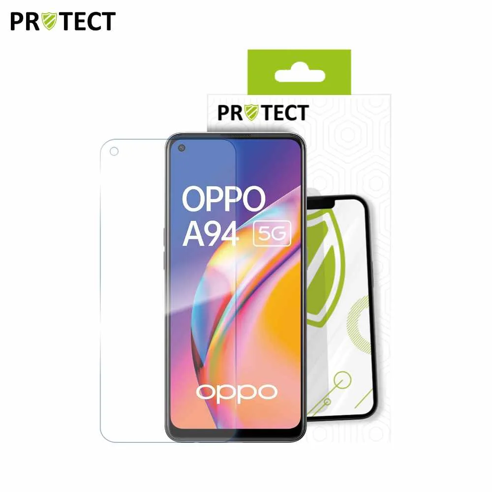 Verre Trempé Classique PROTECT pour OPPO A94 5G Transparent — vue 2