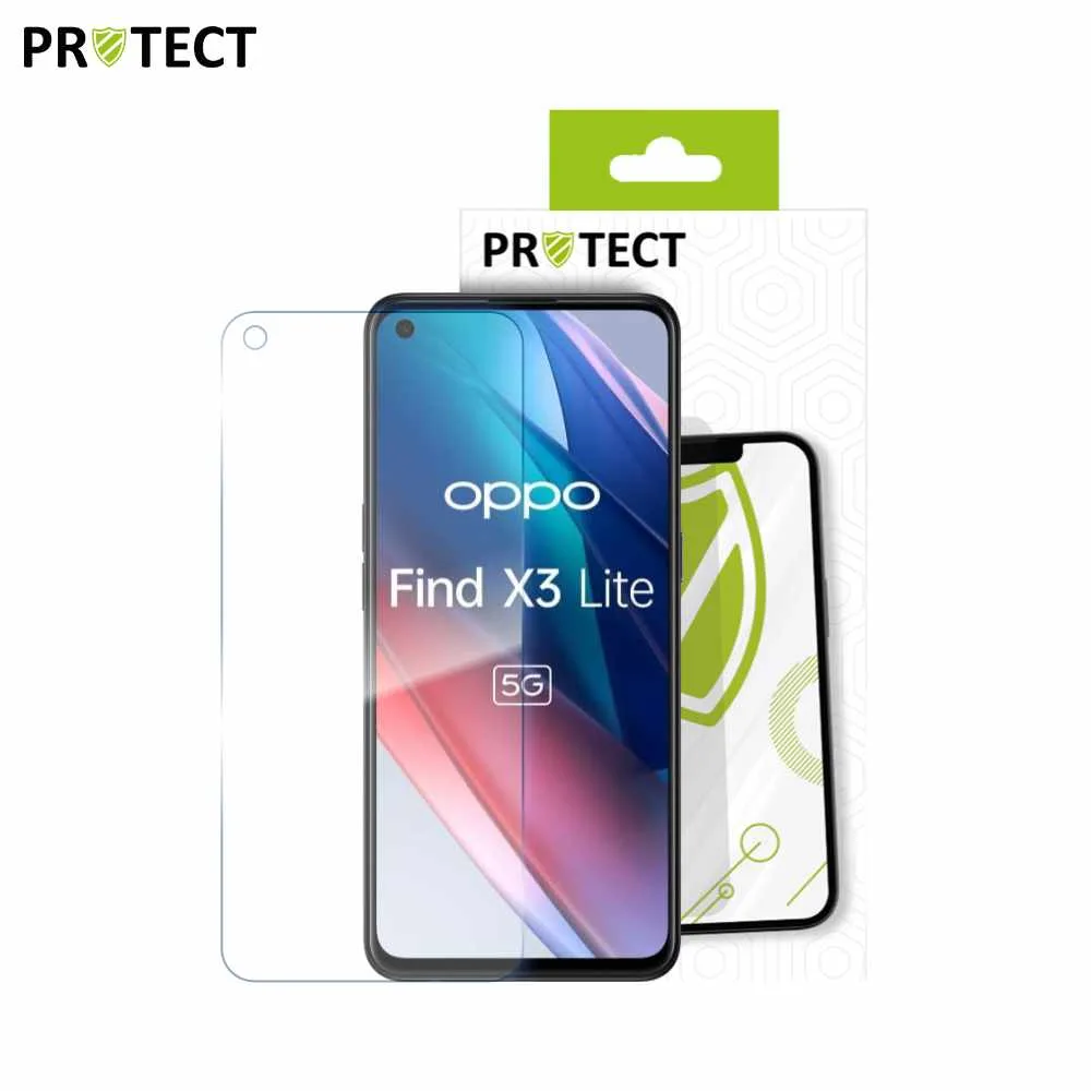 Verre Trempé Classique PROTECT pour OPPO Find X3 Lite Transparent — vue 2