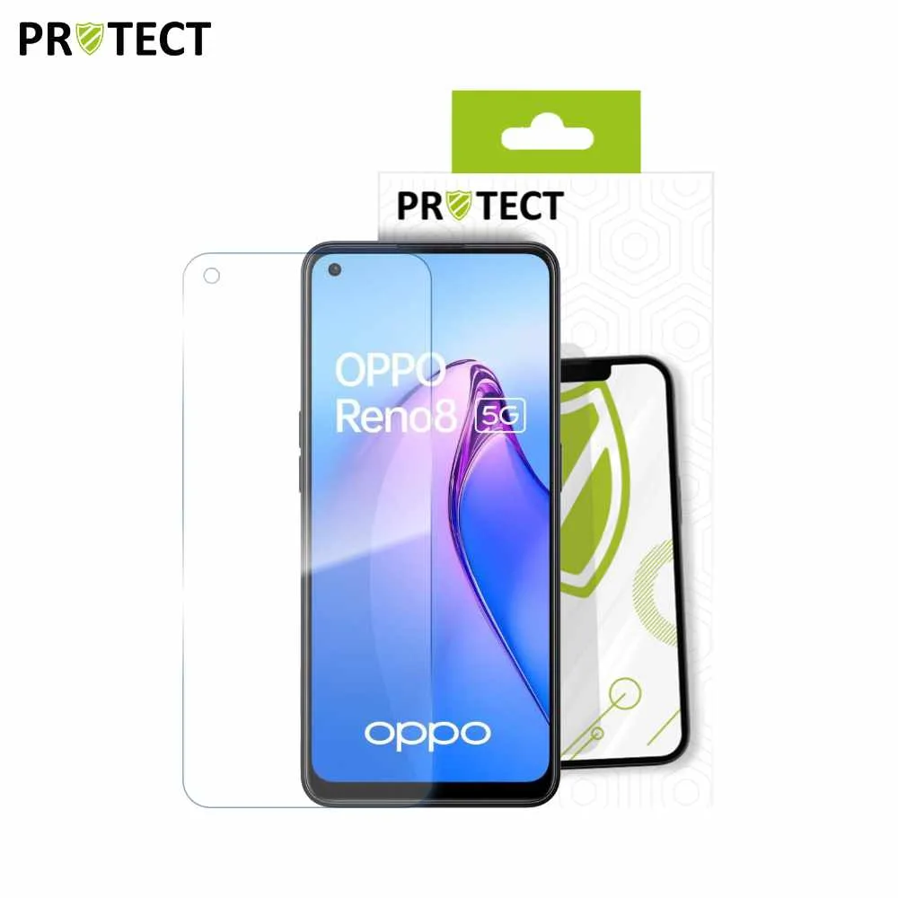 Verre Trempé Classique PROTECT pour OPPO Reno 8 5G Transparent — vue 2