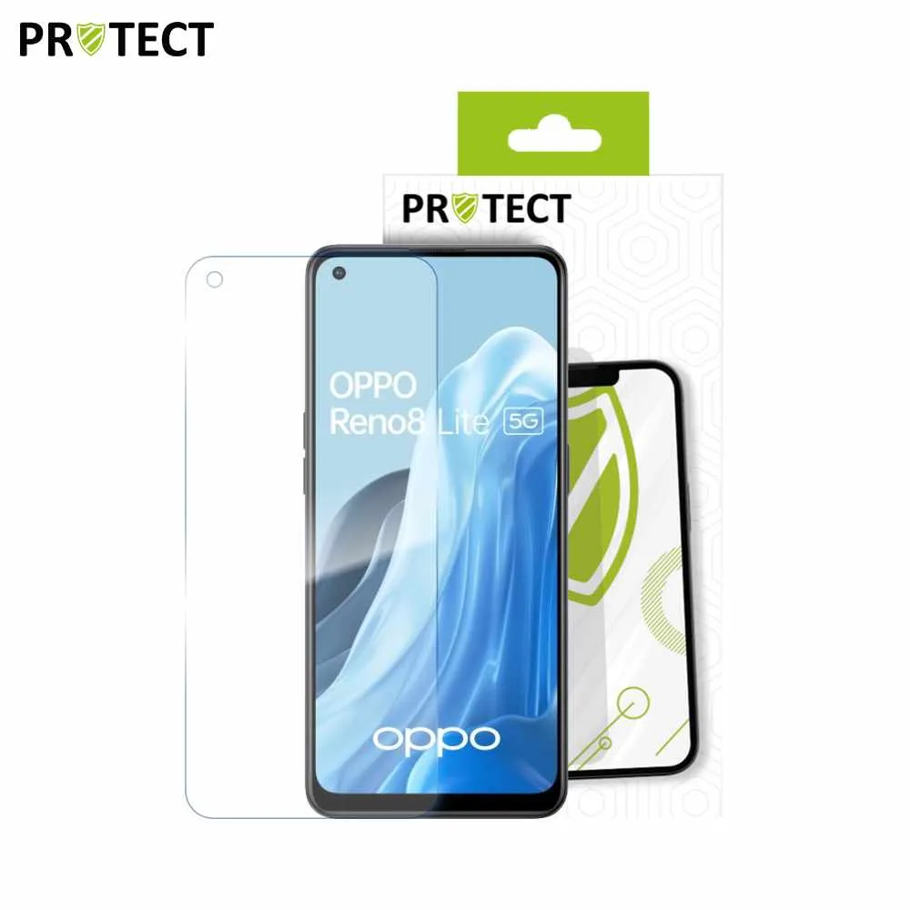 Verre Trempé Classique PROTECT pour OPPO Reno 8 Lite 5G Transparent — vue 2