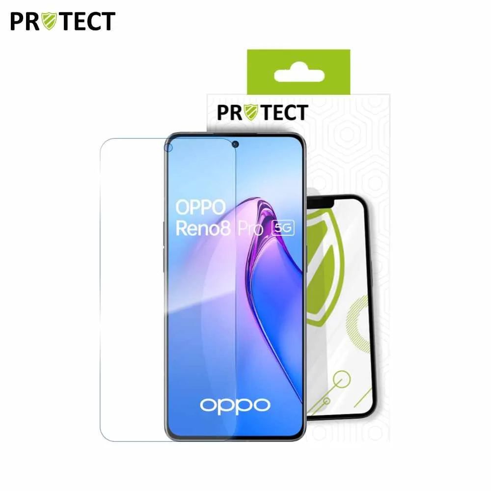 Verre Trempé Classique PROTECT pour OPPO Reno 8 Pro 5G Transparent — vue 2