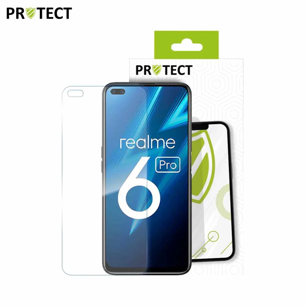 Verre Trempé Classique PROTECT pour Realme 6 Pro Transparent — vue 2