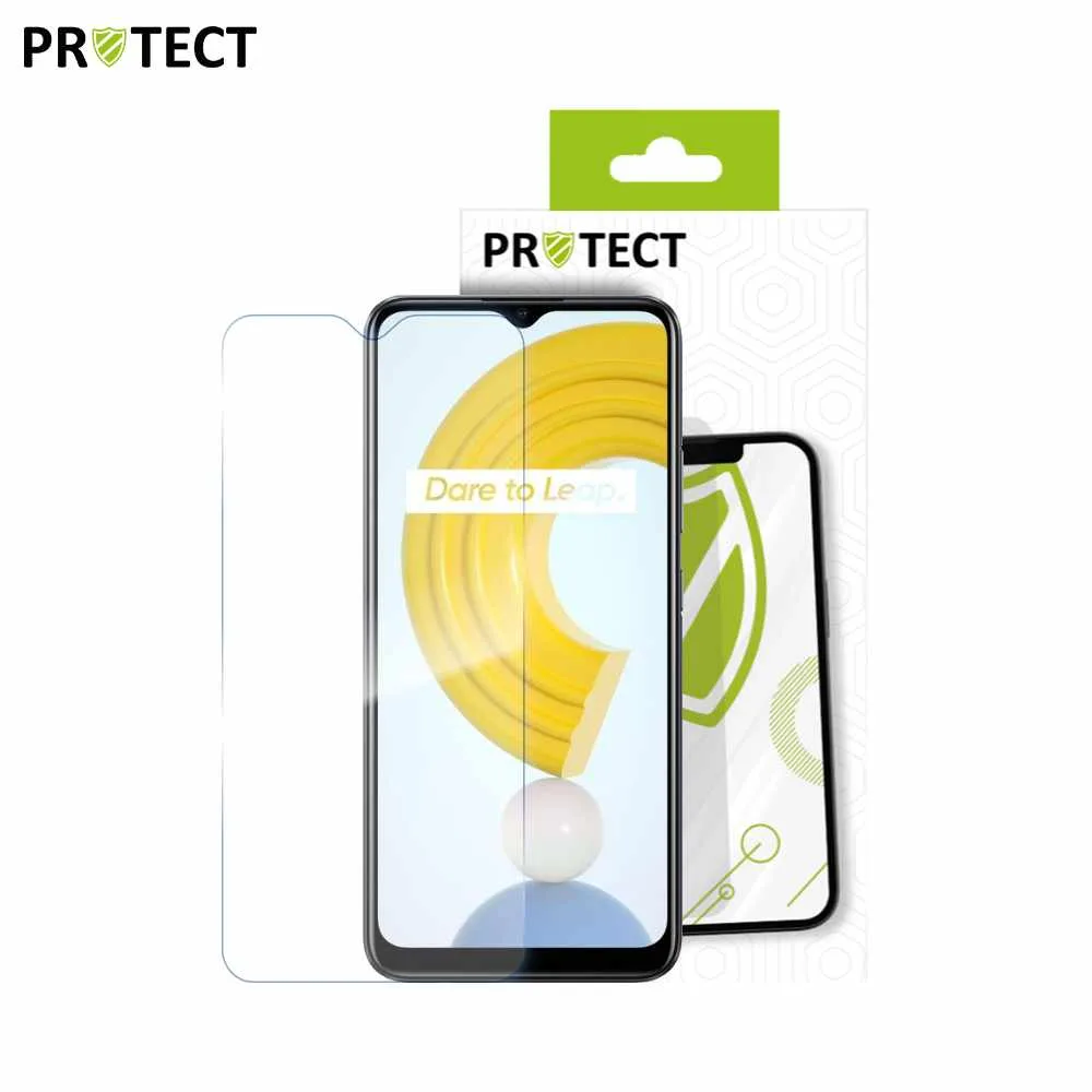 Verre Trempé Classique PROTECT pour Realme C21 Transparent — vue 2