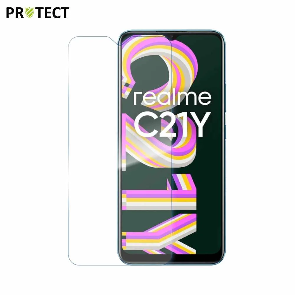 Verre Trempé Classique PROTECT pour Realme C21-Y Transparent