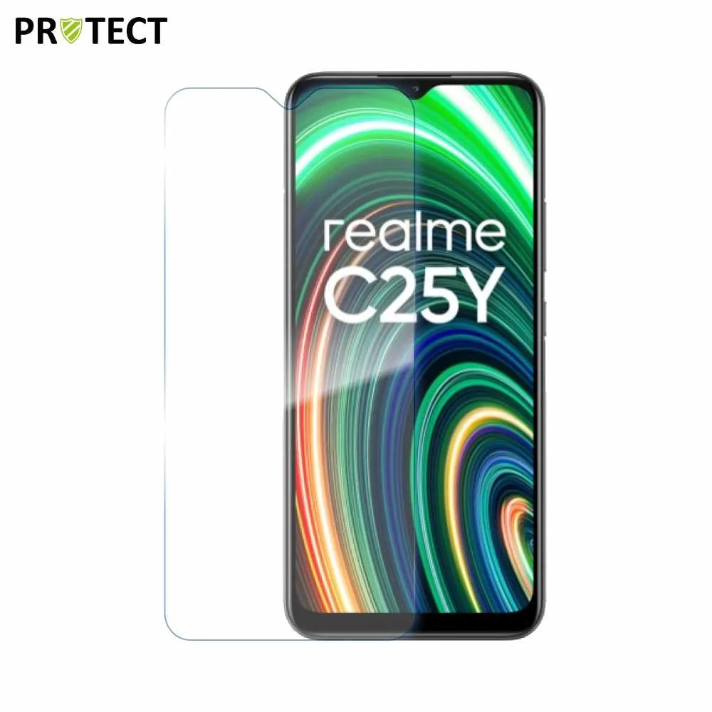 Verre Trempé Classique PROTECT pour Realme C25Y Transparent