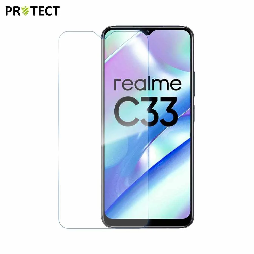Verre Trempé Classique PROTECT pour Realme C33 Transparent