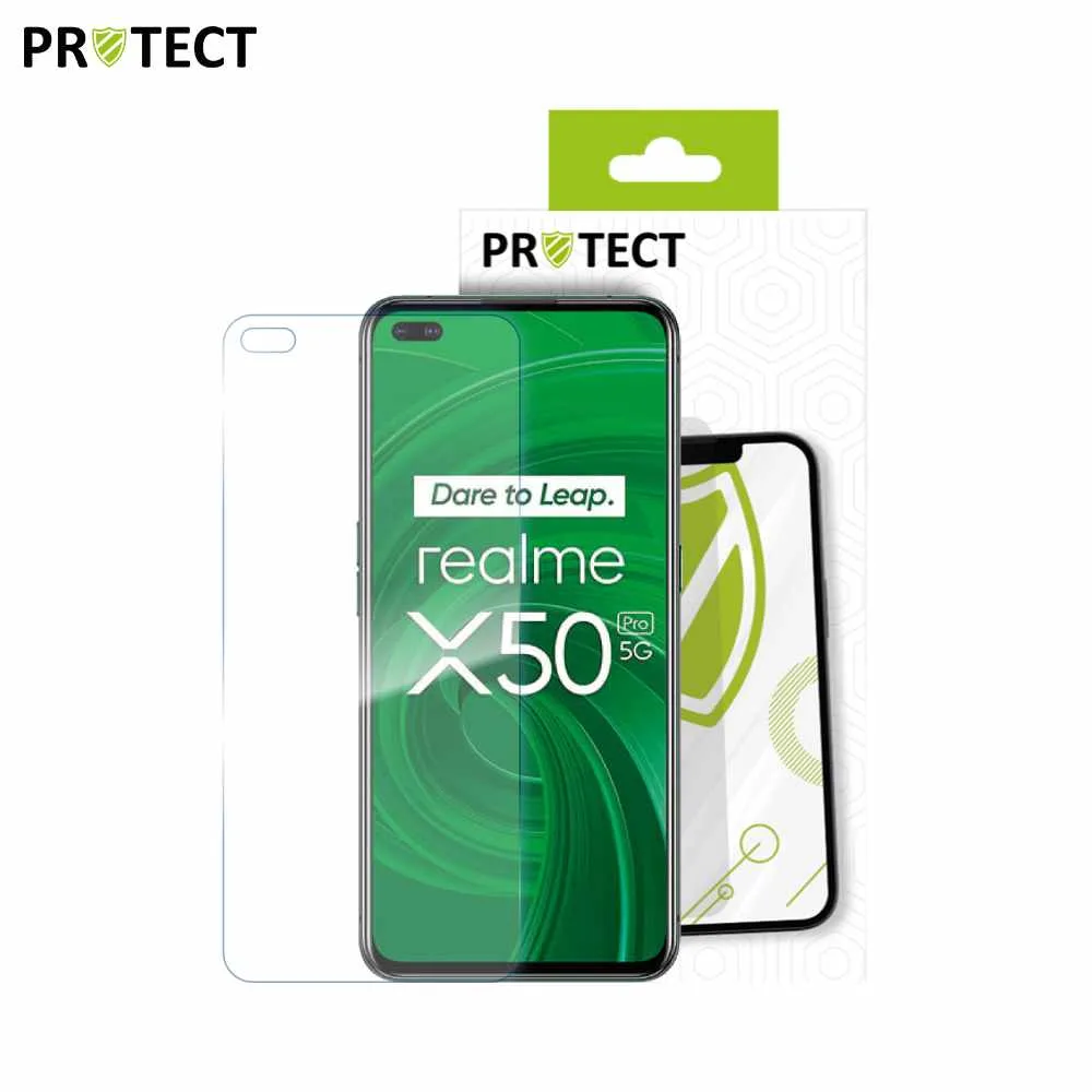 Verre Trempé Classique PROTECT pour Realme X50 Pro 5G Transparent — vue 2