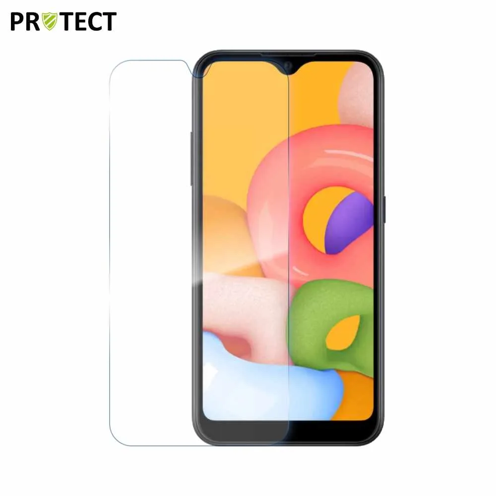 Verre Trempé Classique PROTECT pour Samsung Galaxy A01 Transparent