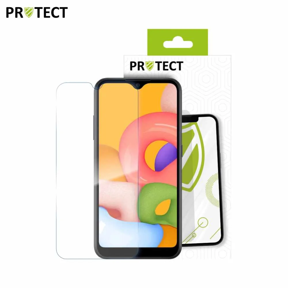 Verre Trempé Classique PROTECT pour Samsung Galaxy A01 A015 Transparent — vue 2