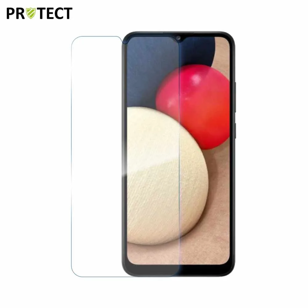 Verre Trempé Classique PROTECT pour Samsung Galaxy A02s Transparent