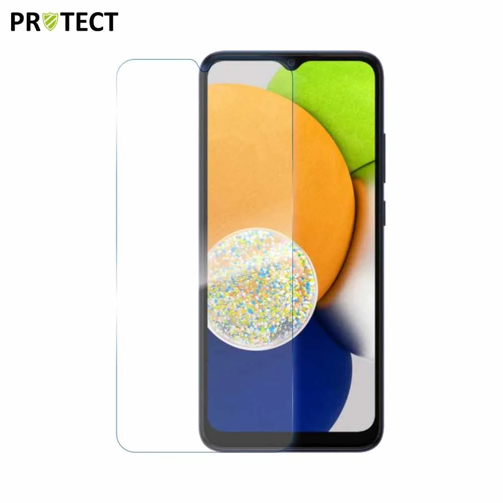 Verre Trempé Classique PROTECT pour Samsung Galaxy A03 A035F Transparent