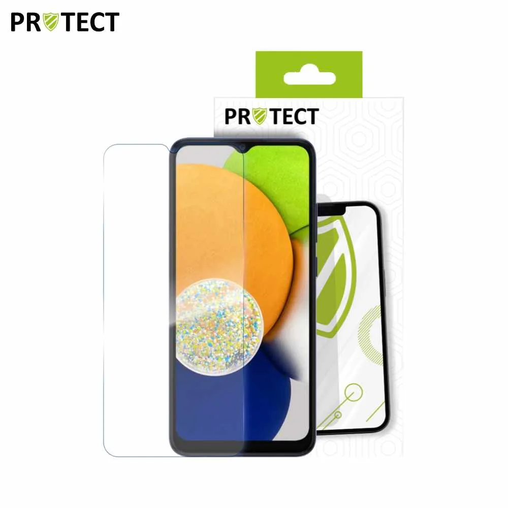 Verre Trempé Classique PROTECT pour Samsung Galaxy A03 A035F Transparent — vue 2