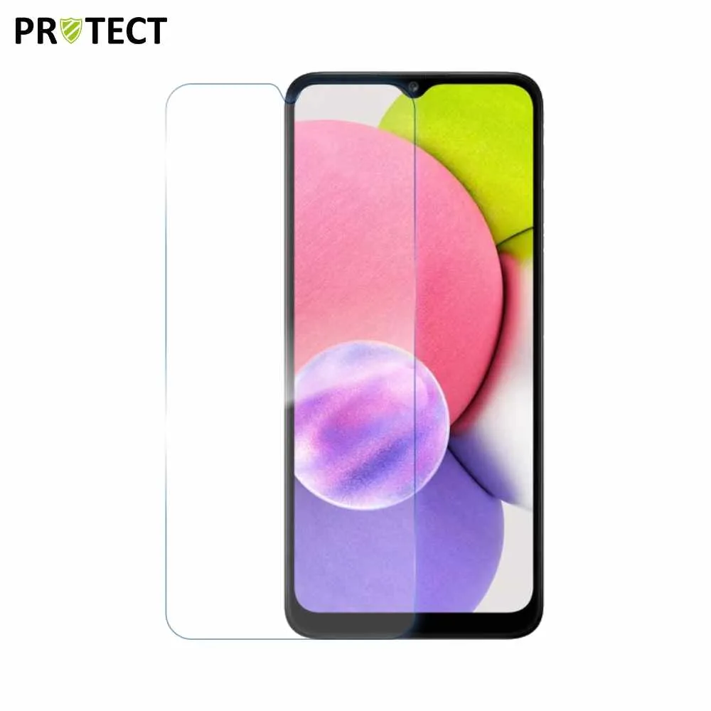 Verre Trempé Classique PROTECT pour Samsung Galaxy A03s A037 Transparent