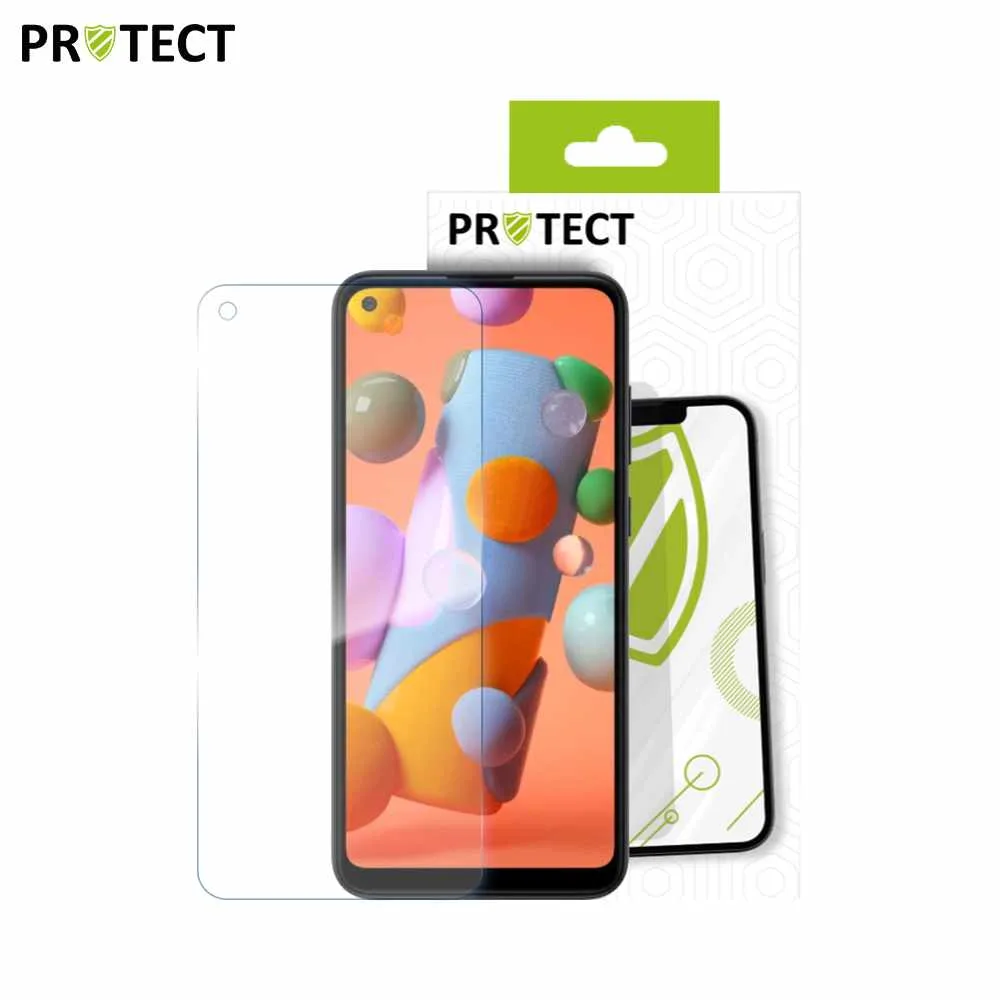 Verre Trempé Classique PROTECT pour Samsung Galaxy M11 M115/Galaxy A11 A115 Transparent — vue 2