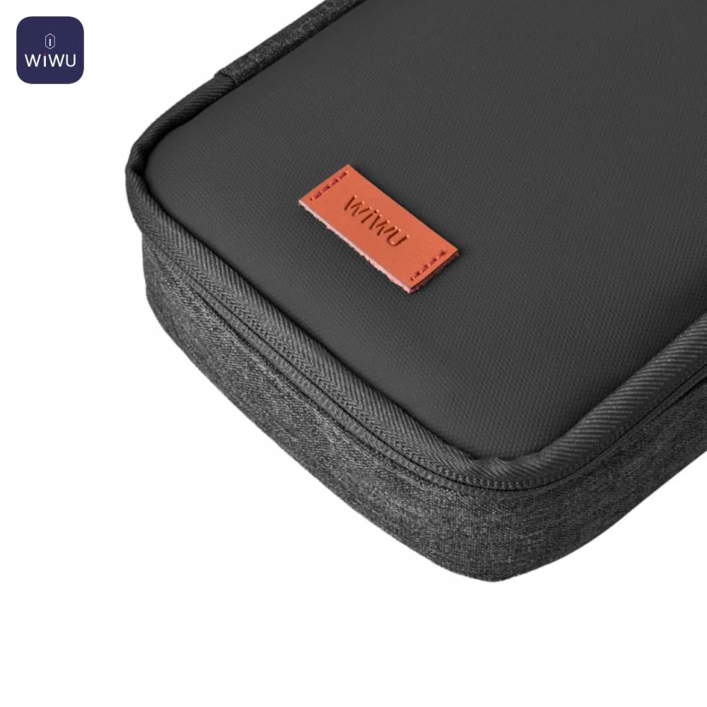 Pochette de Rangement Wiwu Minimal Tech Pouch (21x15x5.5cm) Noir — vue 3