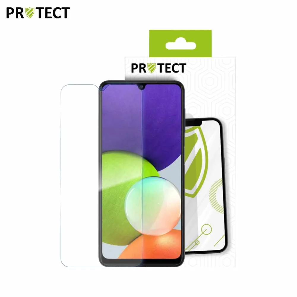 Verre Trempé Classique PROTECT pour Samsung Galaxy A22 4G A225 Transparent — vue 2