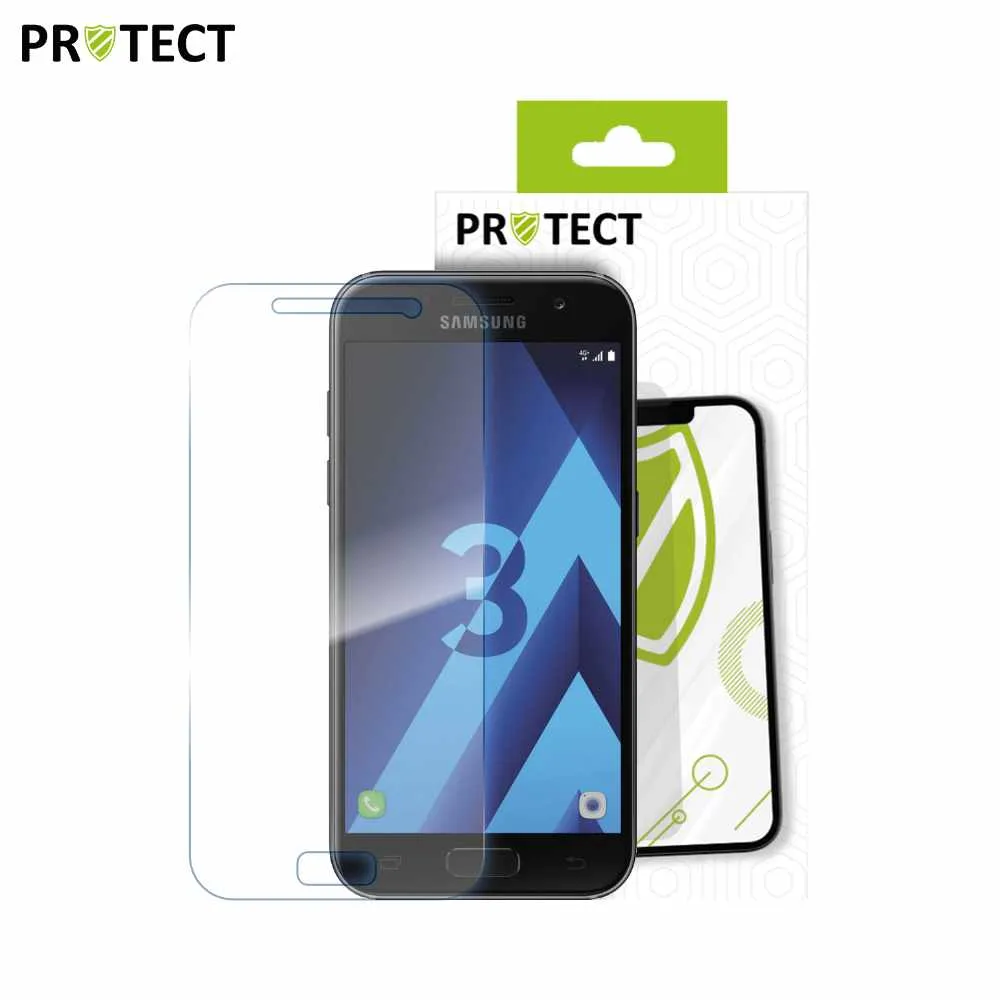 Verre Trempé Classique PROTECT pour Samsung Galaxy A3 2017 A320 Transparent — vue 2