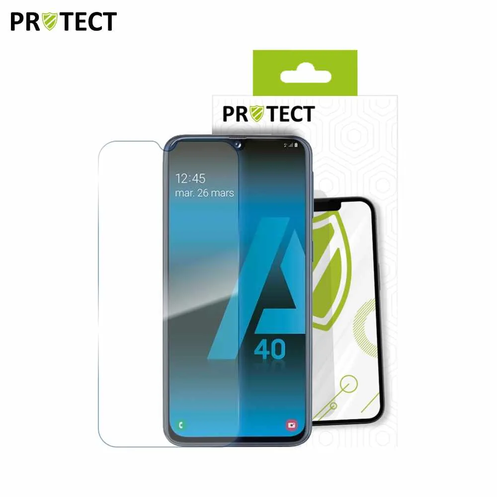 Verre Trempé Classique PROTECT pour Samsung Galaxy A40 A405 Transparent — vue 2