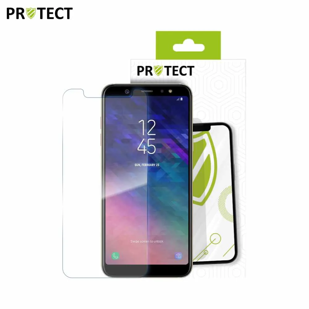 Verre Trempé Classique PROTECT pour Samsung Galaxy A6 Plus A605 Transparent — vue 2