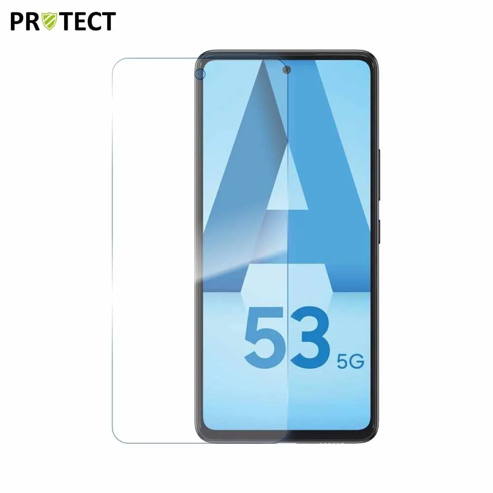 Verre Trempé Classique PROTECT pour Samsung Galaxy A53 5G A536 Transparent