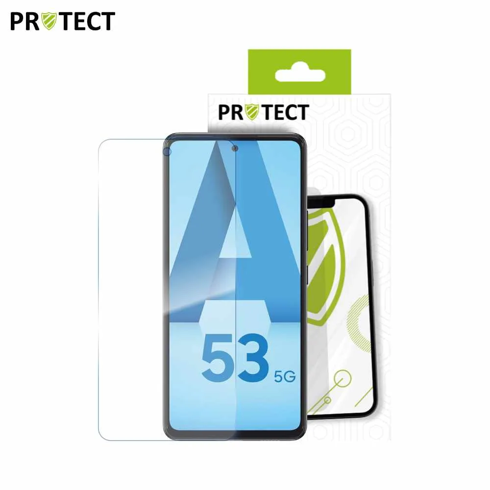 Verre Trempé Classique PROTECT pour Samsung Galaxy A53 5G A536 Transparent — vue 2
