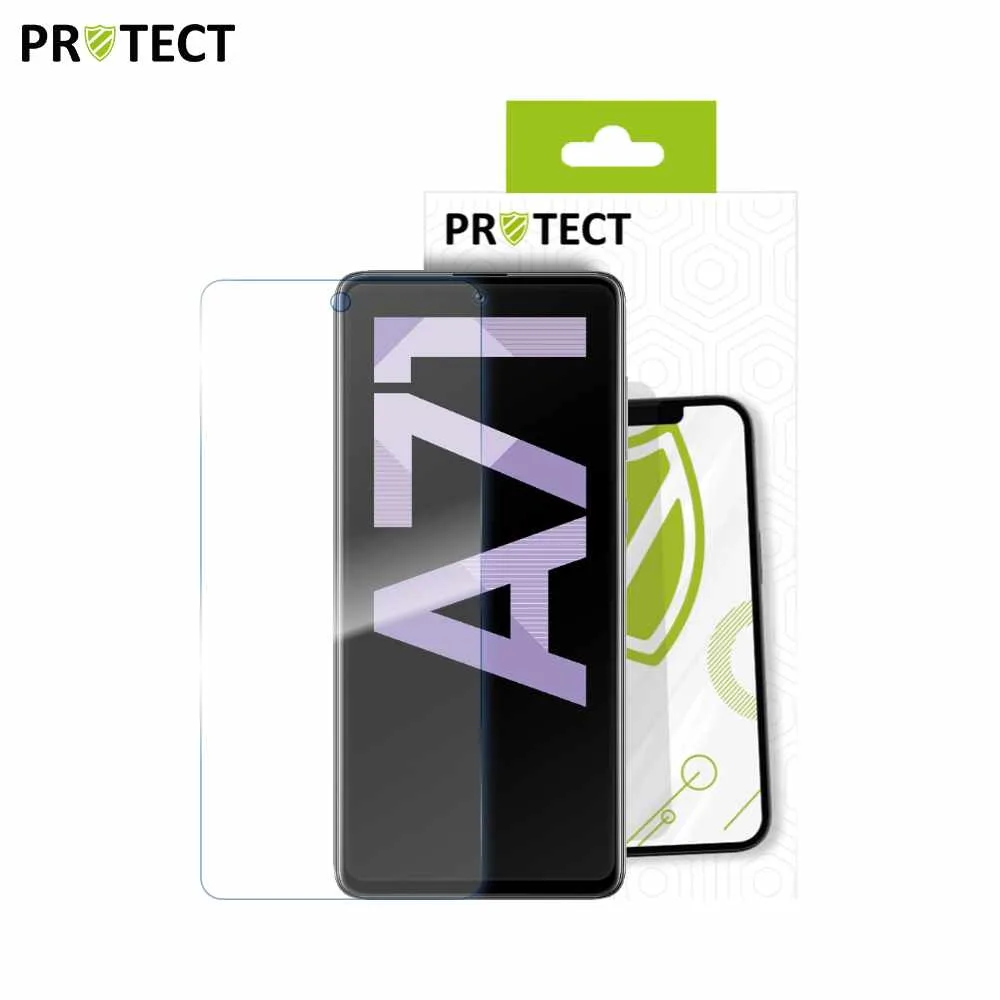 Verre Trempé Classique PROTECT pour Samsung Galaxy A71 A715 Transparent — vue 2