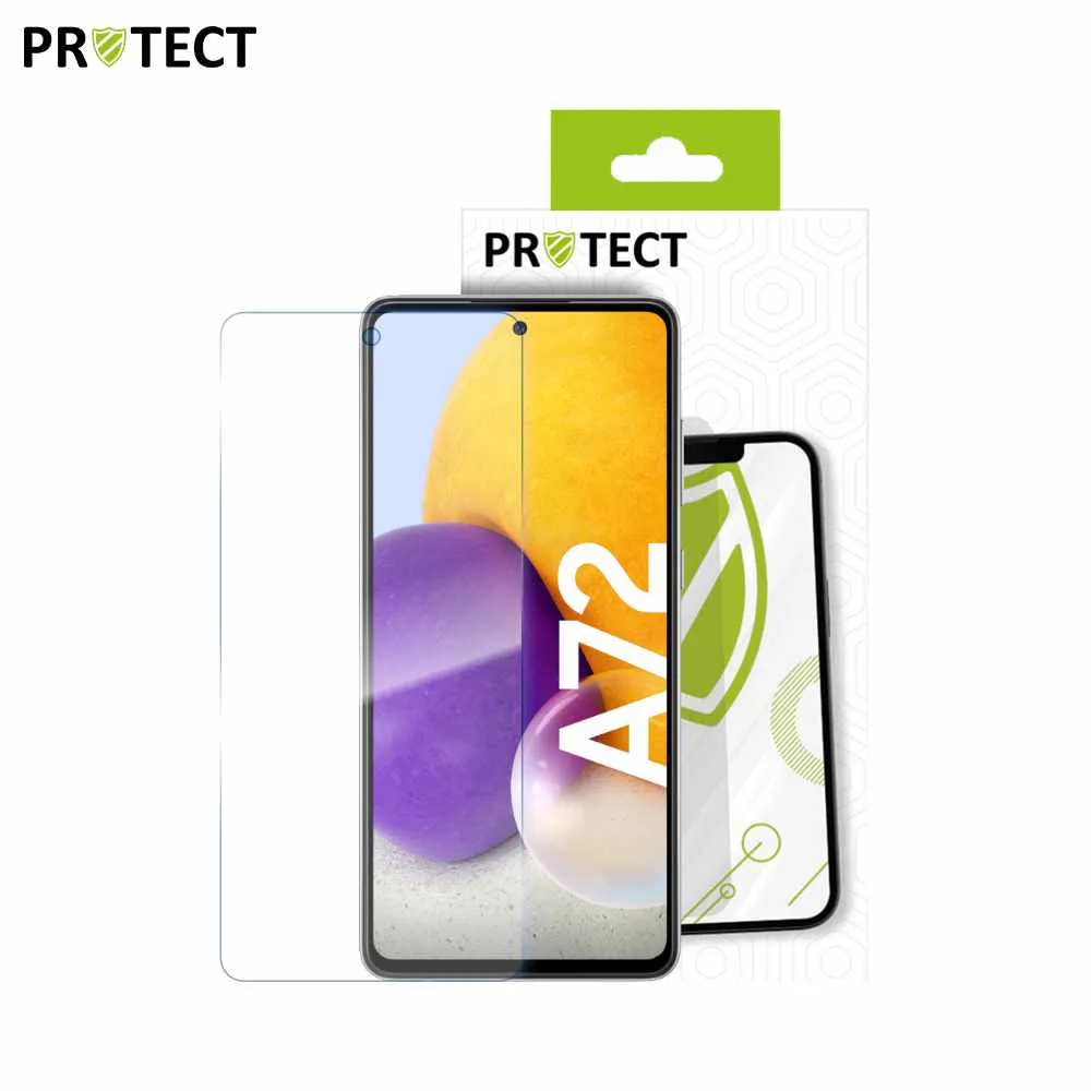 Verre Trempé Classique PROTECT pour Samsung Galaxy A72 4G A725 & A72 5G A726 Transparent