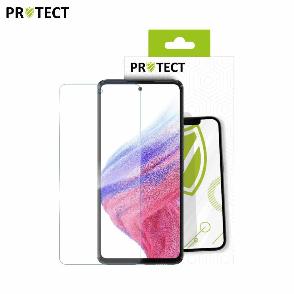 Verre Trempé Classique PROTECT pour Samsung Galaxy A73 5G A736 Transparent — vue 2