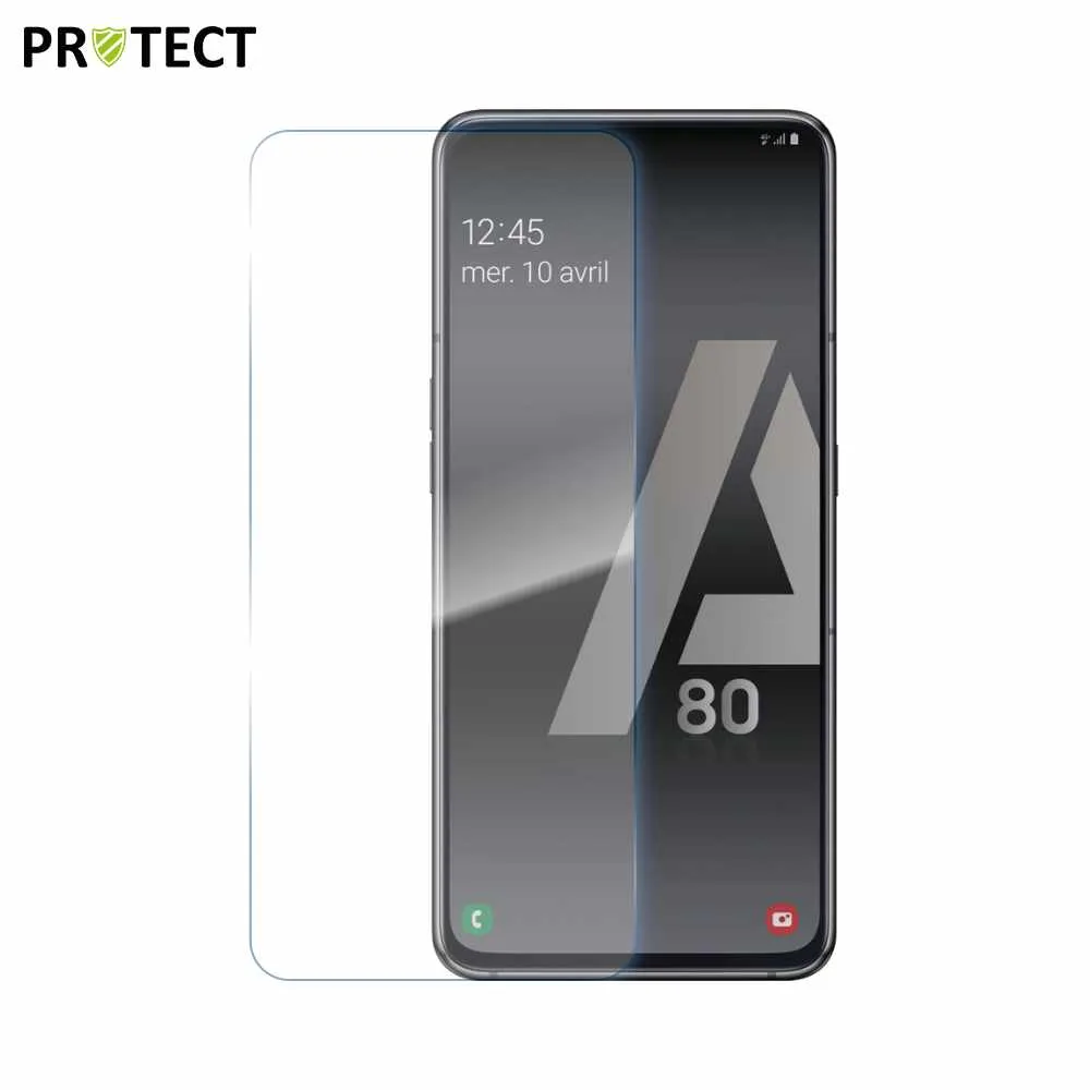 Verre Trempé Classique PROTECT pour Samsung Galaxy A80 Transparent