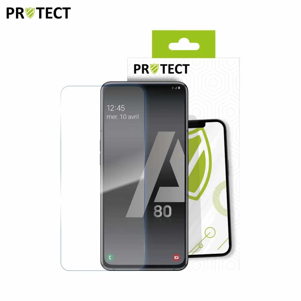 Verre Trempé Classique PROTECT pour Samsung Galaxy A80 A805 Transparent — vue 2