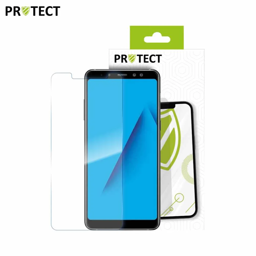 Verre Trempé Classique PROTECT pour Samsung Galaxy A8 Plus 2018 A730 Transparent — vue 2