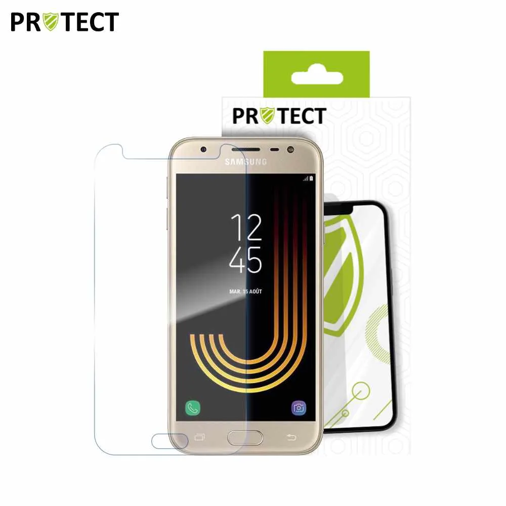 Verre Trempé Classique PROTECT pour Samsung Galaxy J3 2017 J330 Transparent — vue 2