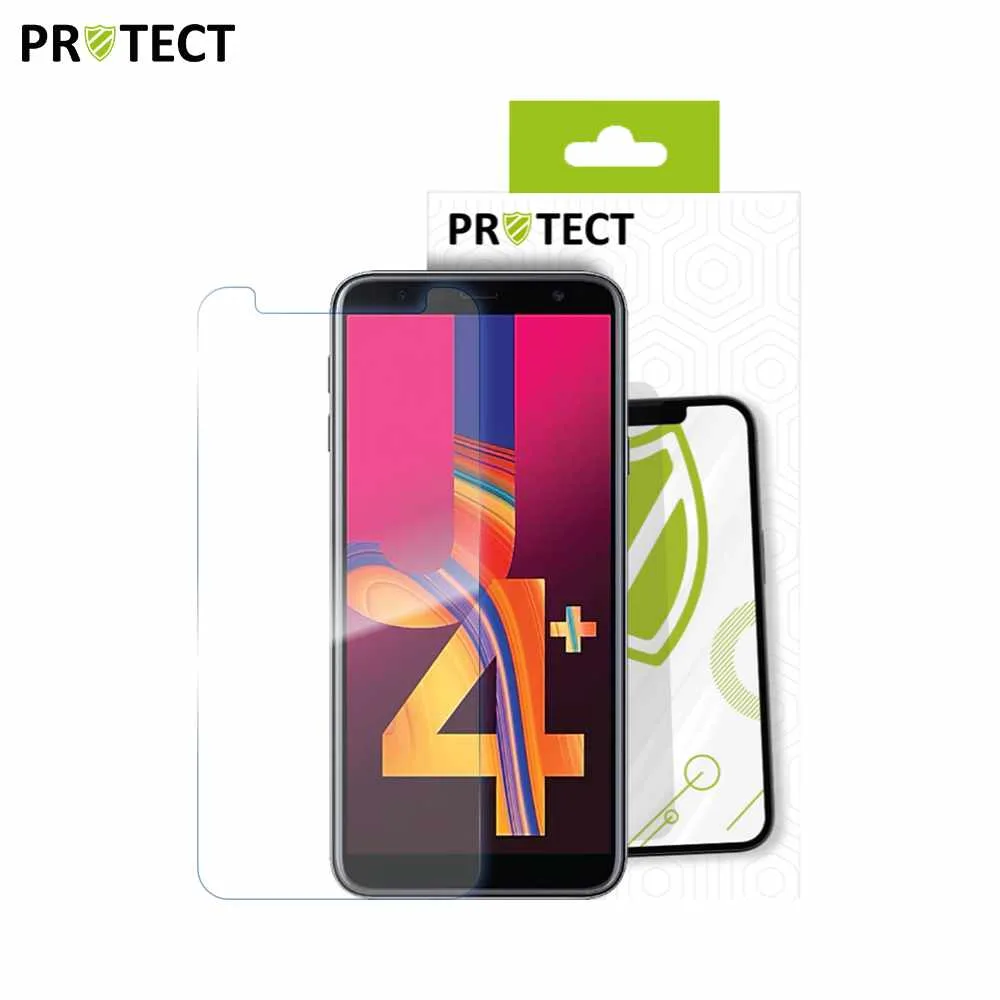 Verre Trempé Classique PROTECT pour Samsung Galaxy J4 Plus J415 Transparent — vue 2
