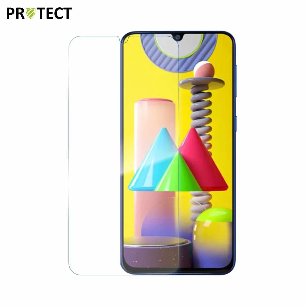 Verre Trempé Classique PROTECT pour Samsung Galaxy M31 M315 Transparent