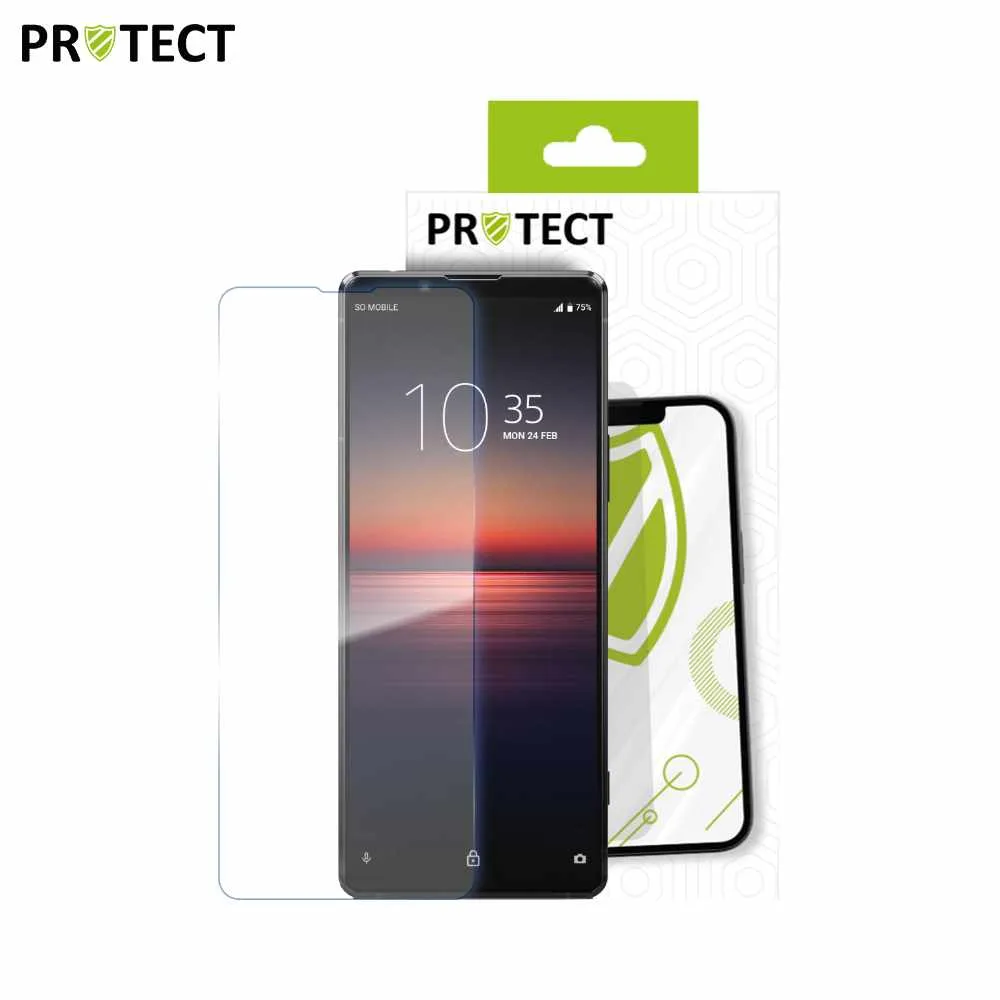 Verre Trempé Classique PROTECT pour Sony Xperia 1 II Transparent — vue 2