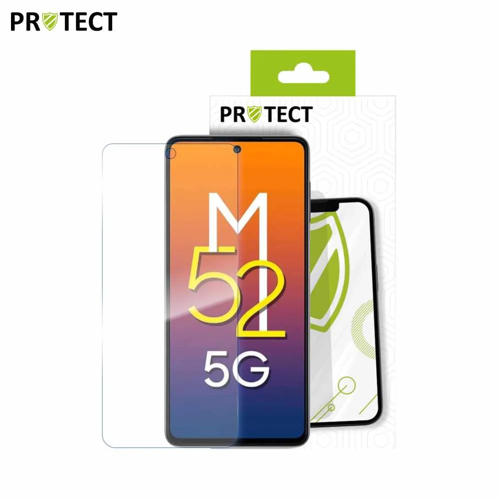 Verre Trempé Classique PROTECT pour Samsung Galaxy M52 5G M526 Transparent — vue 2