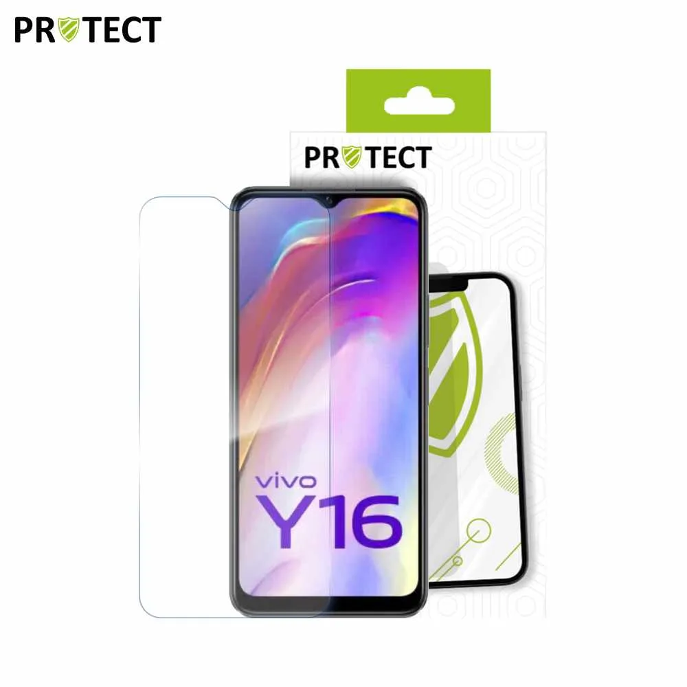 Verre Trempé Classique PROTECT pour Vivo Y16 Transparent — vue 2