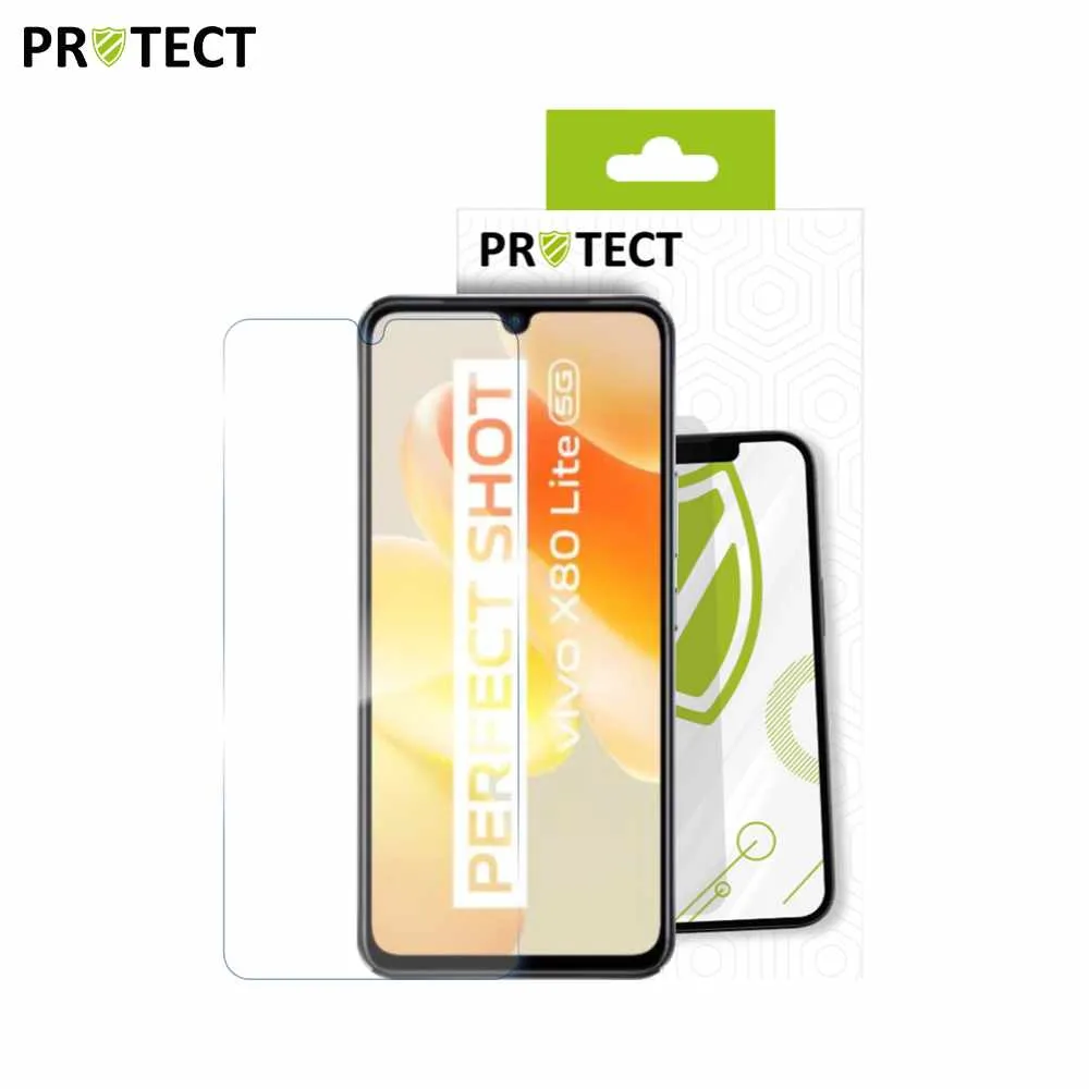 Verre Trempé Classique PROTECT pour Vivo X80 Lite Transparent — vue 2