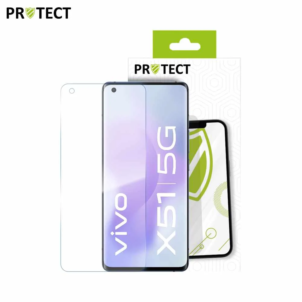 Verre Trempé Classique PROTECT pour Vivo X51 5G Transparent — vue 2