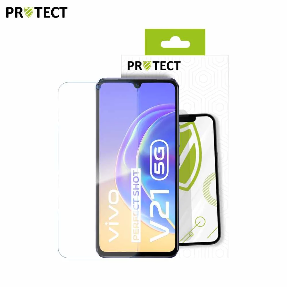 Verre Trempé Classique PROTECT pour Vivo V21 5G Transparent — vue 2