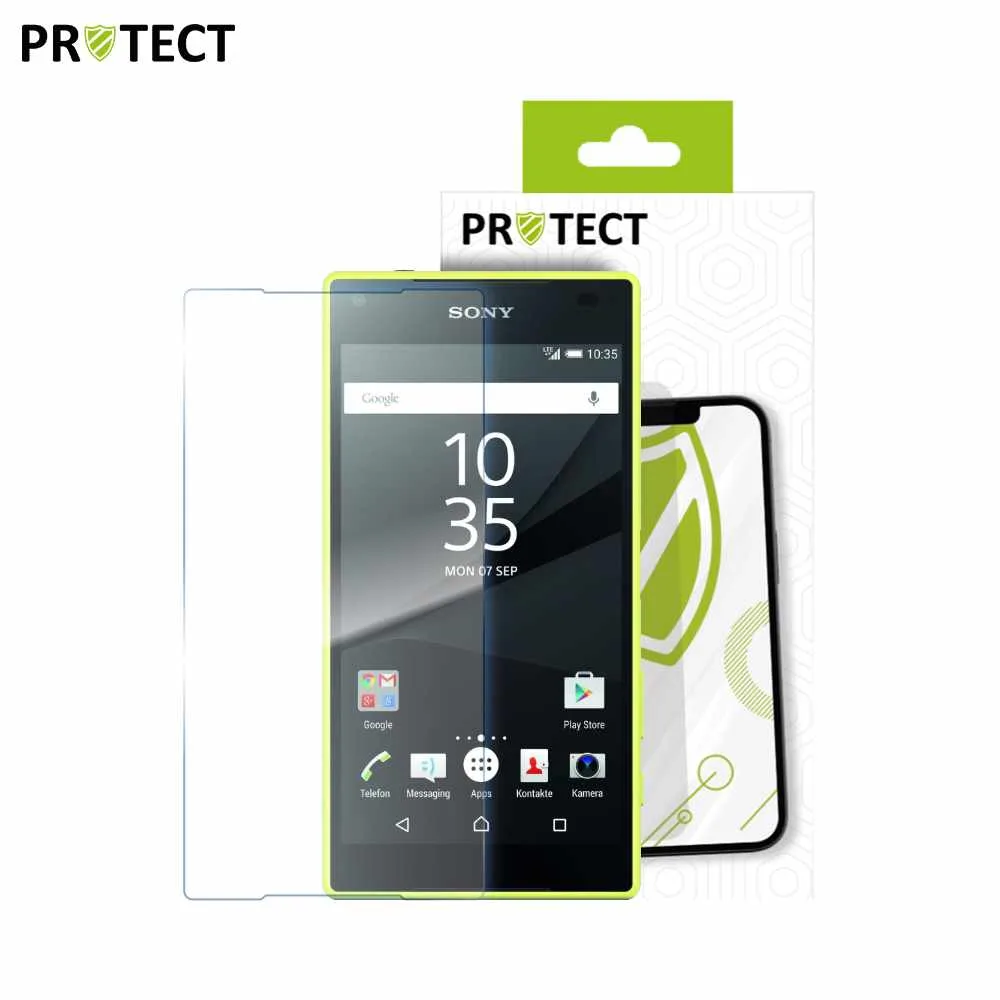 Verre Trempé Classique PROTECT pour Sony Xperia Z5 Compact E5823 Transparent — vue 2