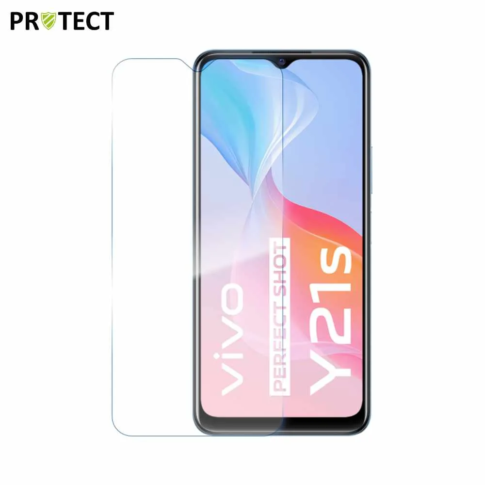 Verre Trempé Classique PROTECT pour Vivo Y21s & Y21 Transparent