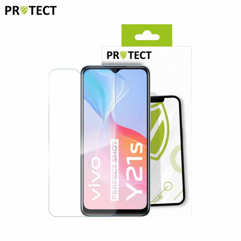 Verre Trempé Classique PROTECT pour Vivo Y21s & Y21 Transparent — vue 2